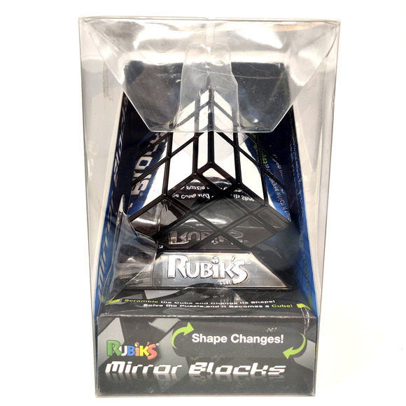 Rubiks Cube Mirror Blocks Edition Puzzle Game 2010 Winning Moves 8+ NOB Rare HTF - Picture 1 of 14